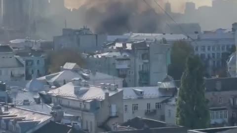 Russian Missile Strike on Central Kyiv | The Office of the President has been Targeted
