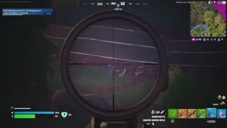 Fortnite sniper shot