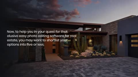 Easiest Photo Editing Software for Real Estate Agents