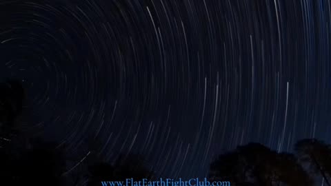 Stars Rotating Above Flat Earth