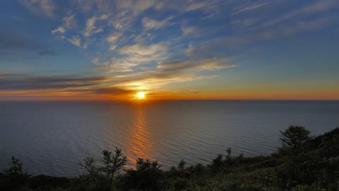 Sunset Time Lapse off of Skyline Trail, Cape Breton Nova Scotia.