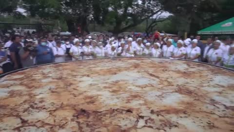 Would You Eat the World’s Largest Pupusa?