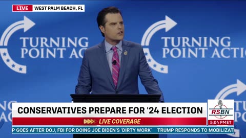 FULL SPEECH: Matt Gaetz at Turning Point Action Conference - Day One - 7/15/23