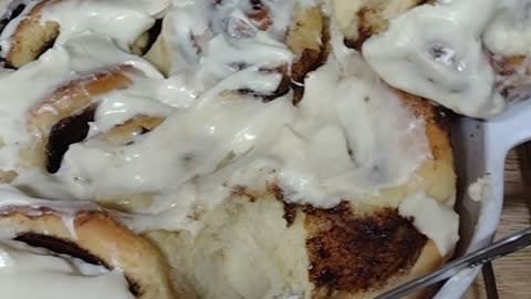 Made from scratch Cinnamon Rolls