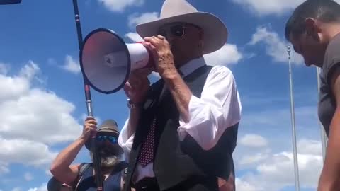 Bob Katter addreses Canberra Rally
