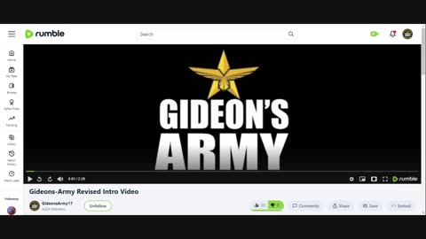 GIDEONS ARMY 1/5/24 @ 935 AM EST FRIDAY