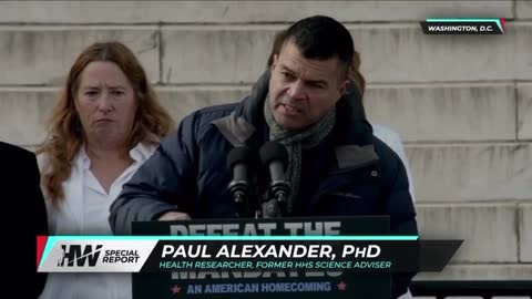 Dr. Paul Alexander Speaking at the Defeat the Mandates Rally in DC