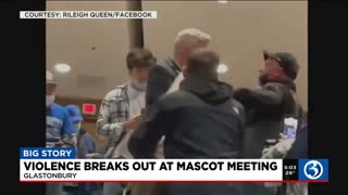 Man Punches Connecticut School Board Member in Face at Meeting About Mascot Change
