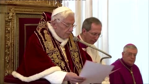 Former Pope Benedict, the first pontiff in 600 years to resign