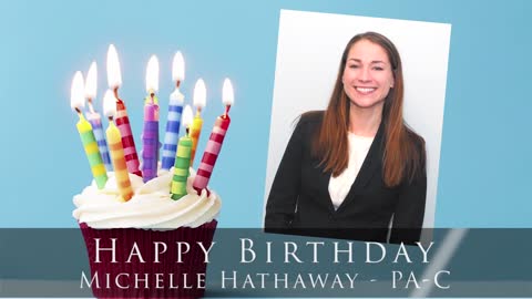 Happy birthday to Michelle Kus Hathaway