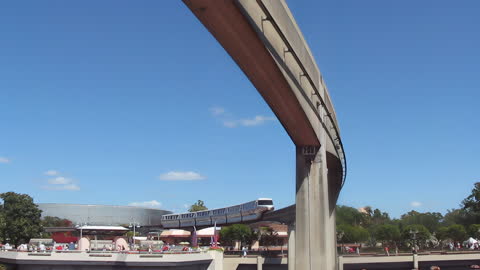 Monorail over EPCOT