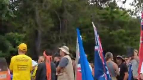 Live from Canberra: Governor General Protest 07/02/2022 Video 2 of 2