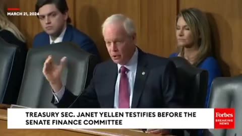 Senator Ron Johnson Blasts US Secretary Of The Treasury Janet Yellen For Lying About Biden Admin Claim Of Reducing Deficit By $3 Trillion