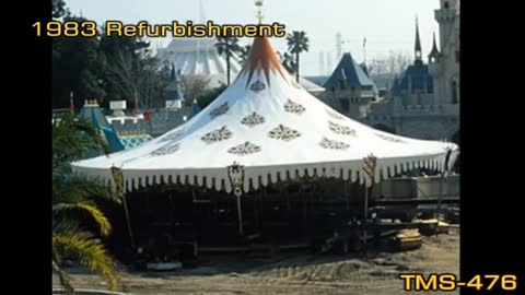 King Arthur Carrousel--Disneyland History--1950's--TMS-476