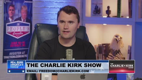 Charlie Kirk Goes Off on Pro-Palestine Demonstrators Blocking Traffic