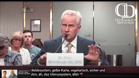 Dr. Peter McCullough: ➽4,2% der Covid-19 Ampullen von Pfizer verursachen Tod oder schwere Schäden!