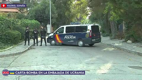 🇪🇸 Madrid · Una carta bomba en la Embajada de Ucrania deja un herido leve (30 nov 2022)
