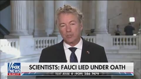 Rand Paul We've Reconfirmed That Dr. Fauci Has Been Lying To