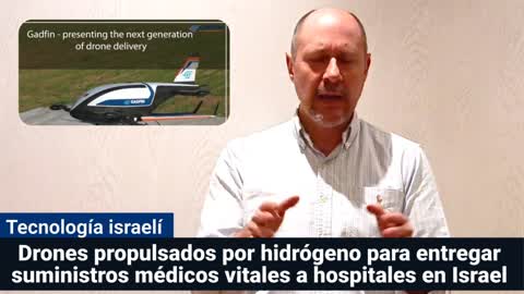 ¡Sorprendente! Drones propulsados por hidrógeno salvarán vidas en Israel