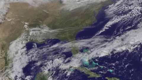 GOES-East Animation of Snowfall