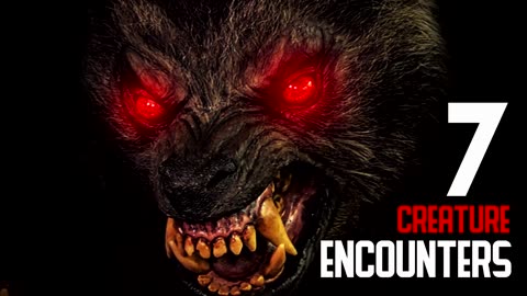 7 CREEPY DOGMAN & CREATURE ENCOUNTERS (Dogman, Wendigo, Unkown)