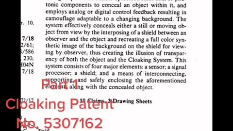 Cloaking system using optoelectronically controlled camouflage - PART 1