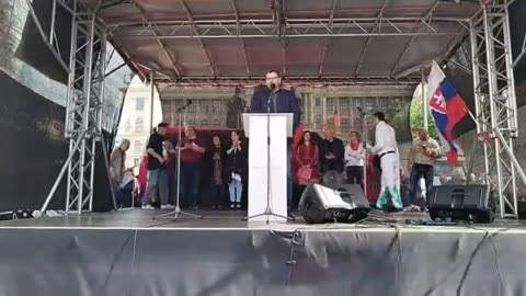 6.5.2023 Lubomír Volný, Vaclavák, demonstrace za mír a svobodu