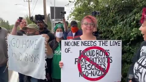 This Mama Bear STOOD UP For Her Children. Preacher's Wife Confronts Antifa THUGS