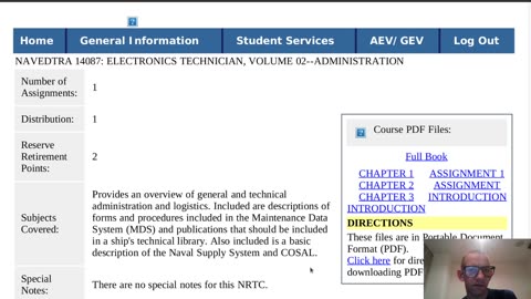 Summary of NAVEDTRA 14087 - Electronics Technician (ET), Volume 02--Administration