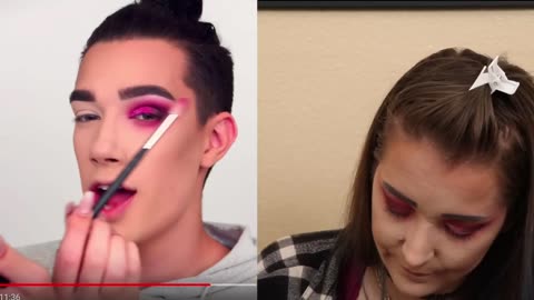 Tried Following A James Charles Makeup Tutorial