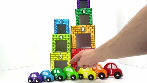 игрушка для детей учебные видео для детей Узнайте, цвета с машинки