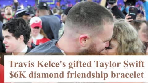 Taylor Swift Sister in Law Kylie Kelce Gave Travis Kelce's Gift to Her Post Game 29th January 2024