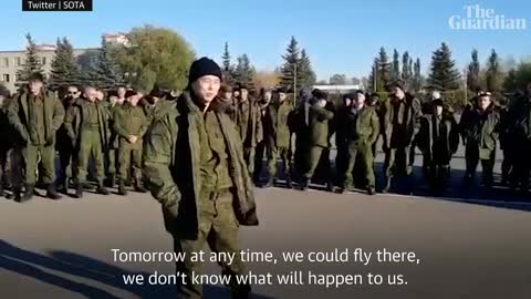 'Our families need it': Russian soldiers demand pay after mobilisation order