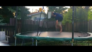 One Bounce Double Front-Flip