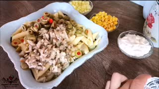 Pasta Salad with Mayonnaise. Step by Step Recipes.