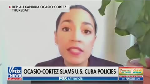 AOC Blames the United States for Protests in Cuba