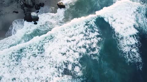 4K , Piano , Beautiful ocean , Drone footage video , Relaxing music