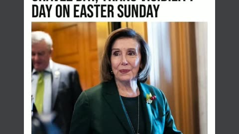 Slow down Nancy Pelosi Nancy pancy 4/1/24