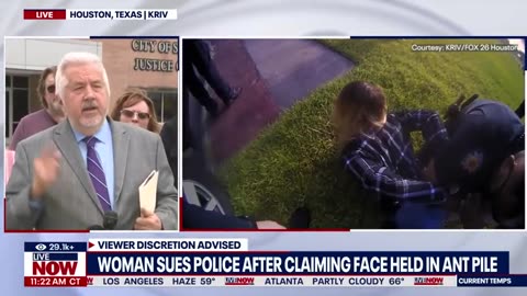 Texas woman claims face held in fire ants pile during arrest, sues police _ LiveNOW from FOX