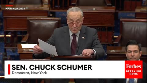 Schumer Pushes For Repeal Of Iraq War AUMF, Torches Tuberville For Blocking Military Promotions