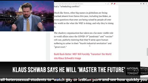 WEF's Klaus Schwab Wants To 'Master The Future', PENN STATE Professor & Gay Porn
