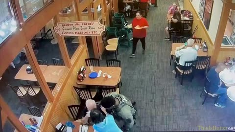 Video shows Gwinnett Co. police officer save man choking at a restaurant