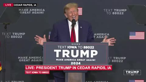 FULL SPEECH: President Donald J. Trump in Cedar Rapids, Iowa