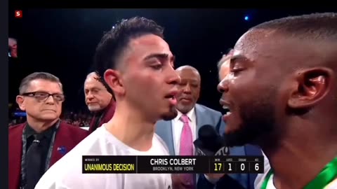 Chris Colbert knows Valenzuela beat him...in ring confrontation