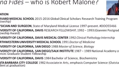 Who is Dr. Robert Malone?