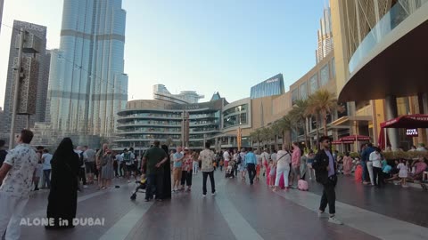 Dubai Burj Khalifa City Center Walk