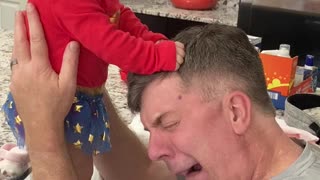 Maddie vs Daddy in an epic battle between father & daughter