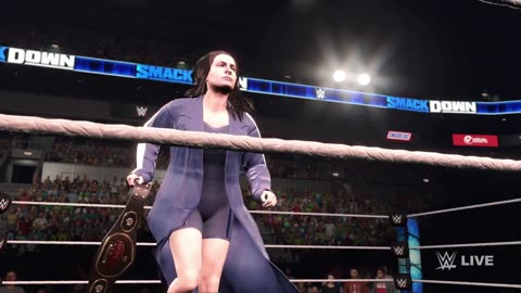 Lia Thomas Addresses the Crowd On "Her" WWE Women's Title Win (WWE 2K23)