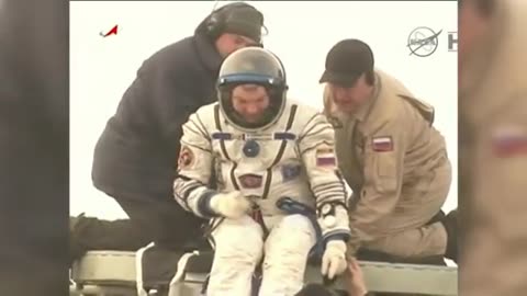 Astronauts first reaction on return to Earth after almost six months