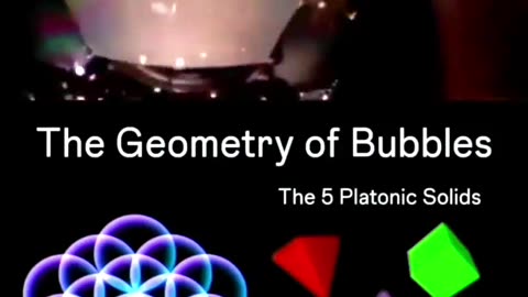 The Geometry Of Bubbles. Sacred Geometry Makes Up The Universe